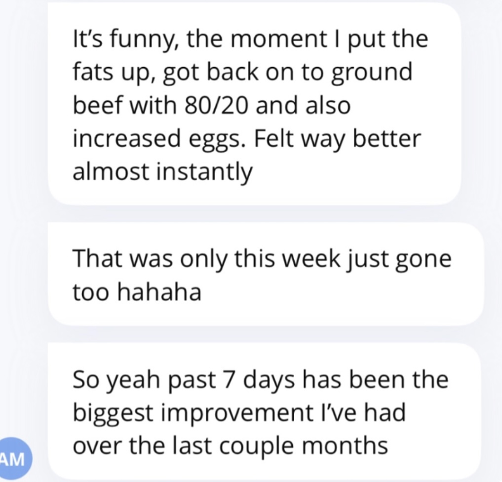 Client testimonial